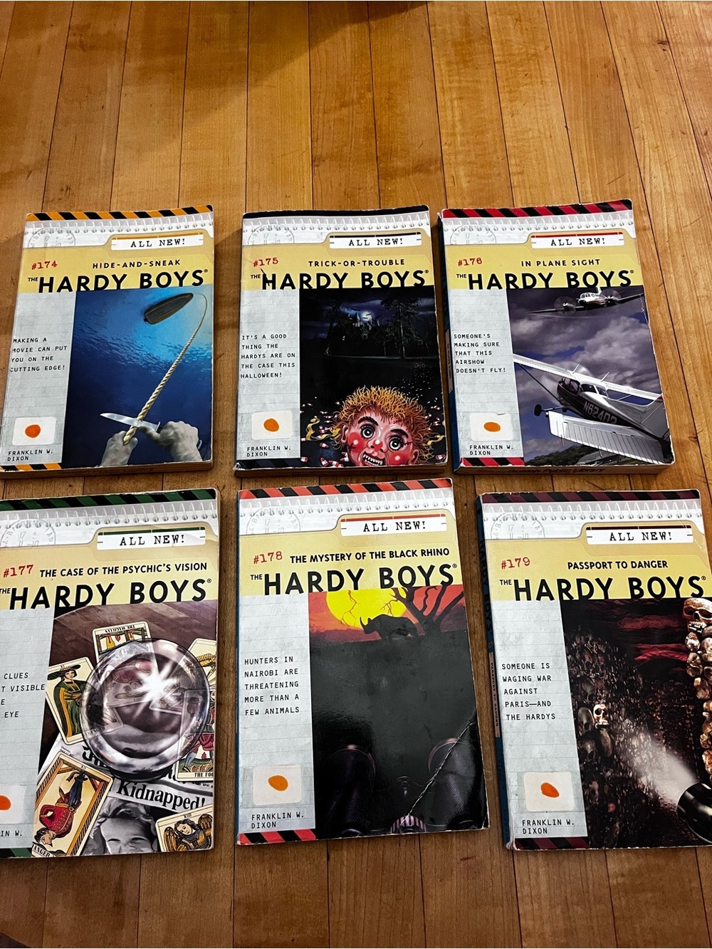 The Hardy Boys Book Lot Vols 174-179 Paperbacks Simon & Schuster